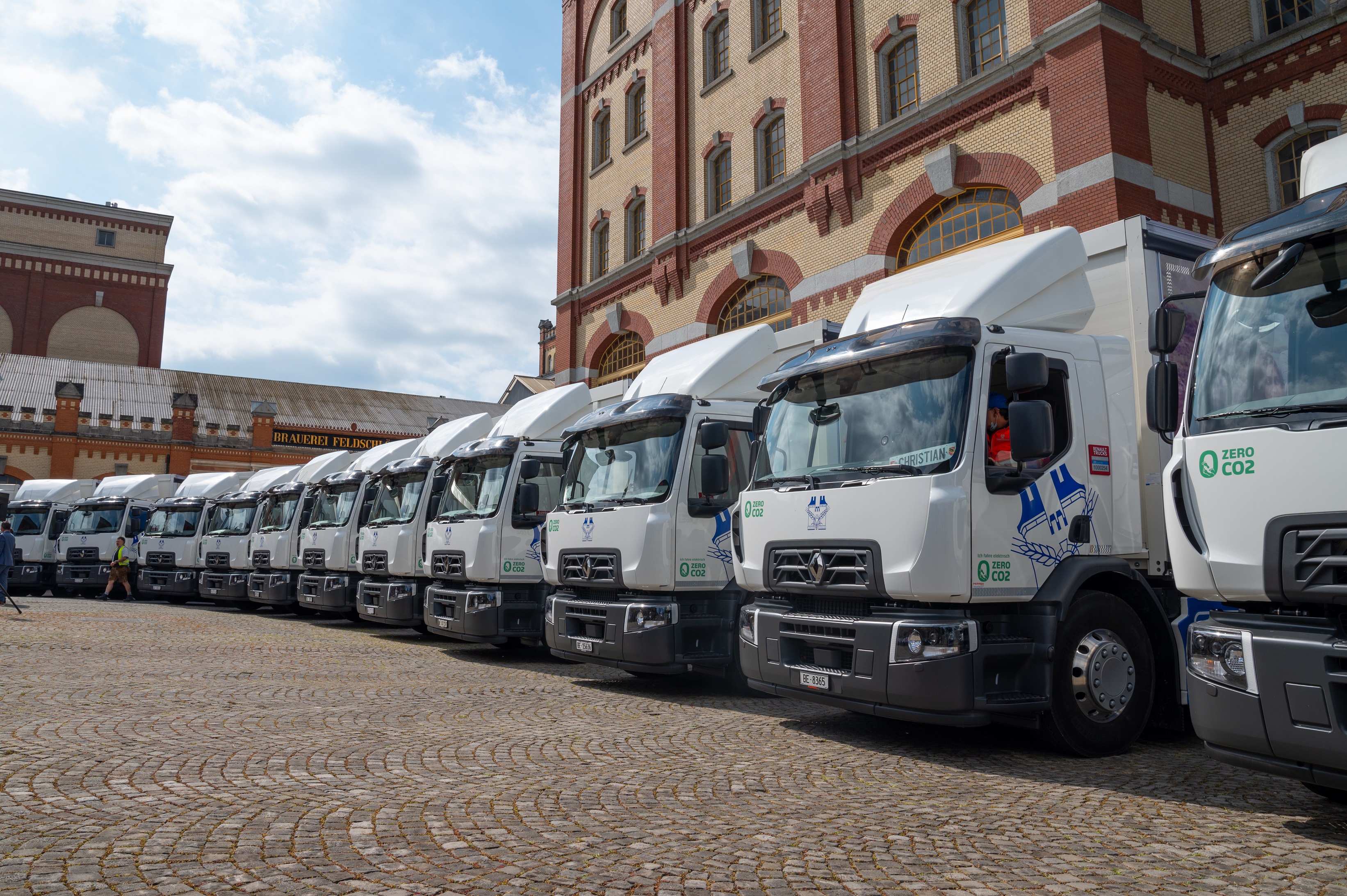 France Boissons s'équipe de 10 camions électriques