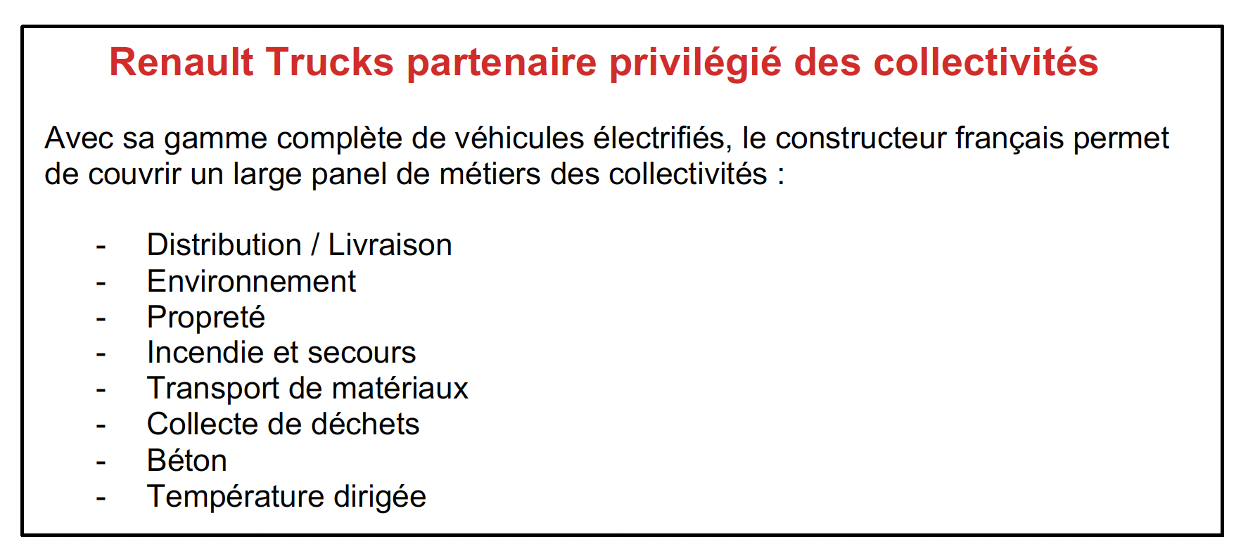 Métiers collectivités