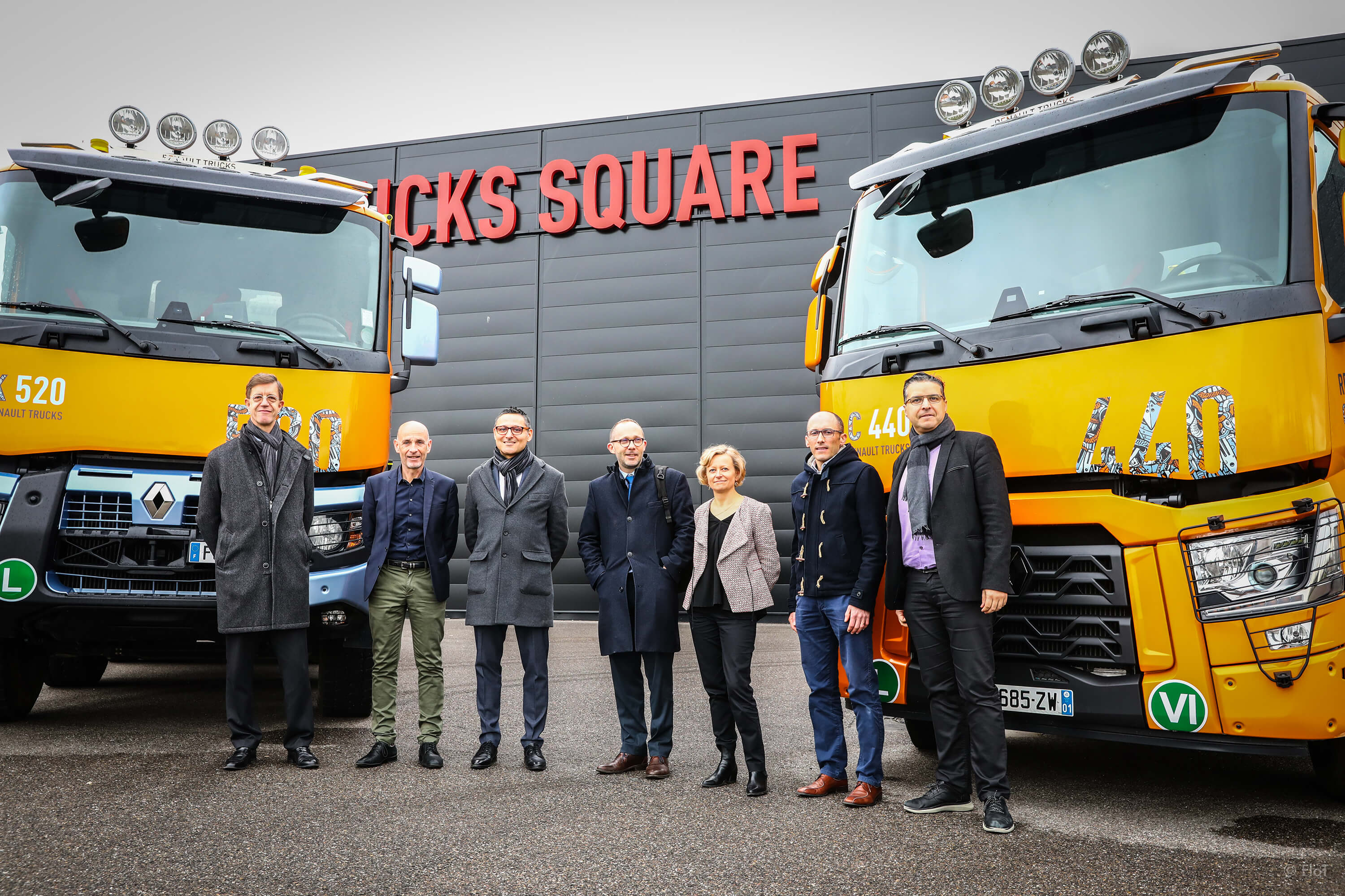 Renault Trucks Double camion partenariat WDSL
