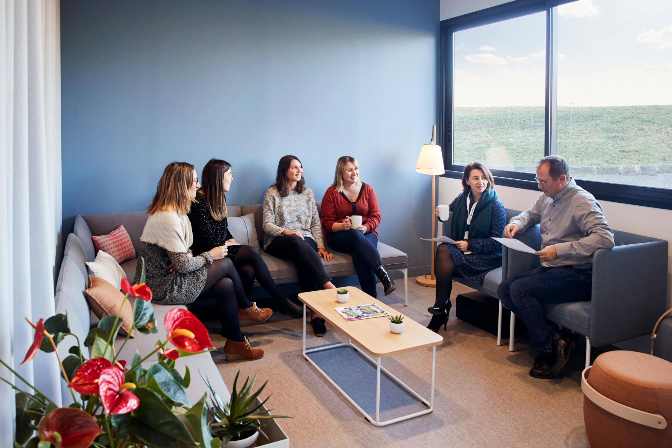 Renault Trucks Collaborateurs dans les bureaux de la Volvo Group University