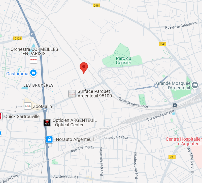 Google maps Argenteuil