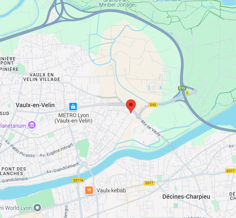 Google maps Vaulx-en-Velin