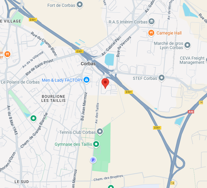 Google maps Corbas