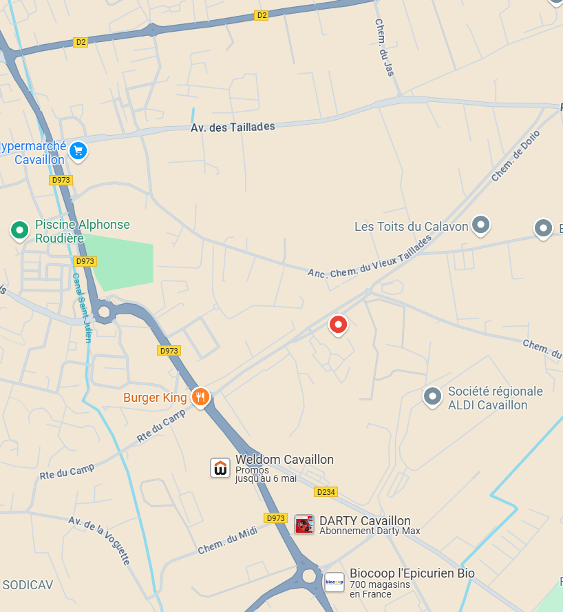 Google maps Cavaillon