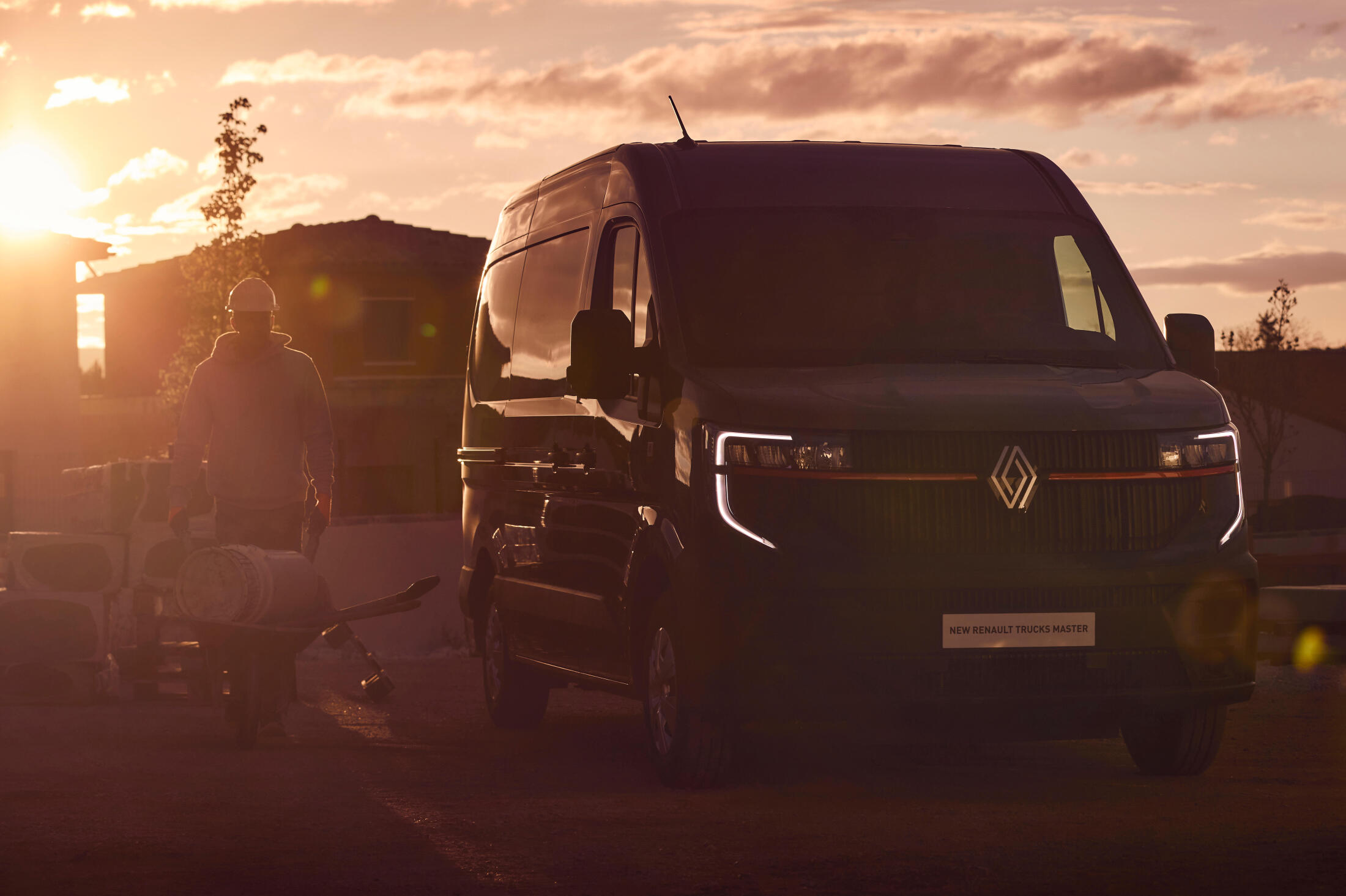 Renault Trucks Master 4 Red EDITION on a construction site