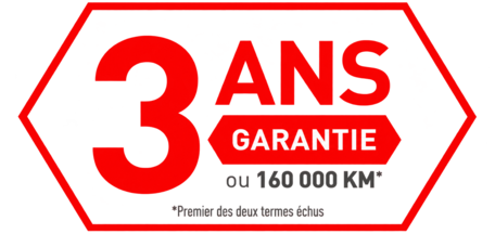 3 ans garantie