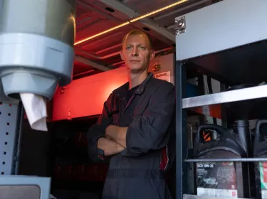 Les femmes et les hommes qui composent le réseau Renault Trucks : Maxime