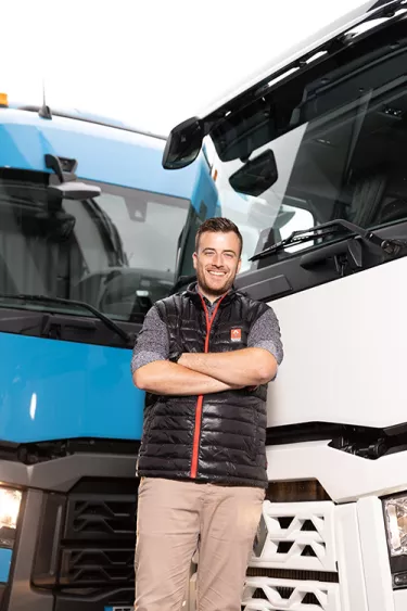 Les femmes et les hommes qui composent le réseau Renault Trucks : Rémi