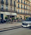 Renault Trucks Trafic driving on the street