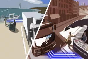 Renault Trucks Z.E Delanchy Illustration