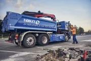 Groupe Noblet : le premier Renault Trucks E-Tech D Wide 100 % électrique approche chantier