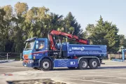 Groupe Noblet : le premier Renault Trucks E-Tech D Wide 100 % électrique approche chantier