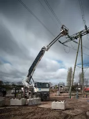 Une nouvelle plateforme élévatrice sur Renault Trucks K 8x8 chez RTE