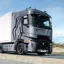 Zoom sur un Renault Trucks T High gris arrêté
