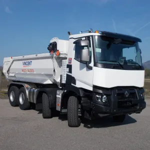 BENNE RONDE SUR RENAULT TRUCKS
