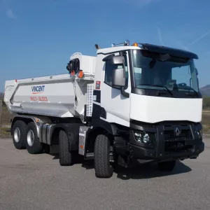 BENNE RONDE SUR RENAULT TRUCKS