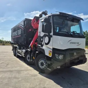 BRAS-GRUE HIAB SUR RENAULT TRUCKS