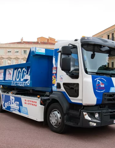 Le Renault Trucks D Z.E. de Cogebat en exploitation à Monaco