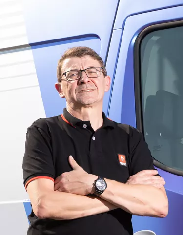 Laurent, gestionnaire administratif chez Dubreu dans l'établissement Renault Trucks d'Houplines 