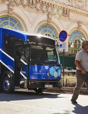 le camion expérimental de 16 tonnes 100 % électrique développé dans le cadre du projet Oxygen