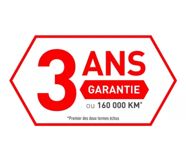 3 ans de garantie